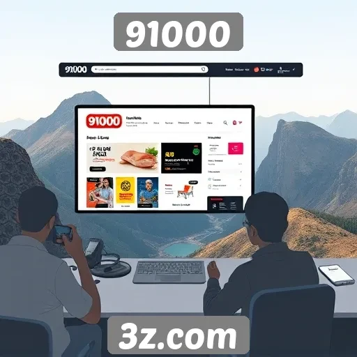 Experiência de usuário no site 91000 é otimizada para navegação